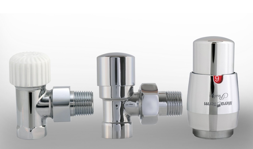 ZAWORY TERMOSTATYCZNE KĄTOWE TMK BIAŁY